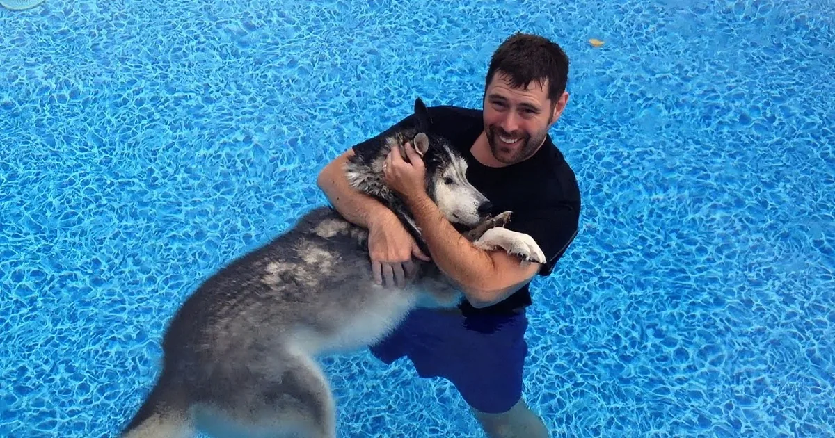 He Put His Sick, Old Dog in the Pool and When This Happens, I''m in Tears