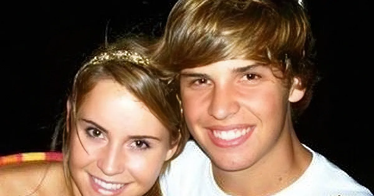 A smiling couple, the woman wearing a tiara, posing together in a collage of three photos.