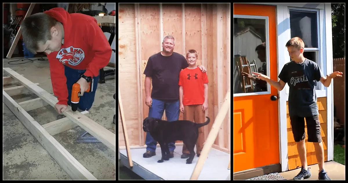 This Is No Tree House: 13 Year-Old Builds Professional-Quality Tiny House