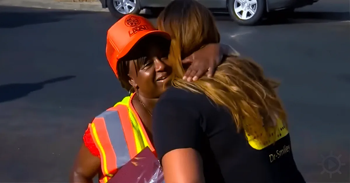 Crossing Guard, Only 4 Feet 8 Inches Tall, Saves Girl From Danger. OMG!