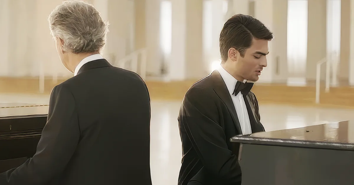 Andreas Bocelli and Matteo