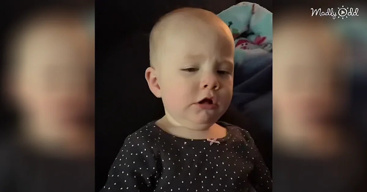 Adorable Baby Wakes up From Nap to Say ''That Was Awkward''
