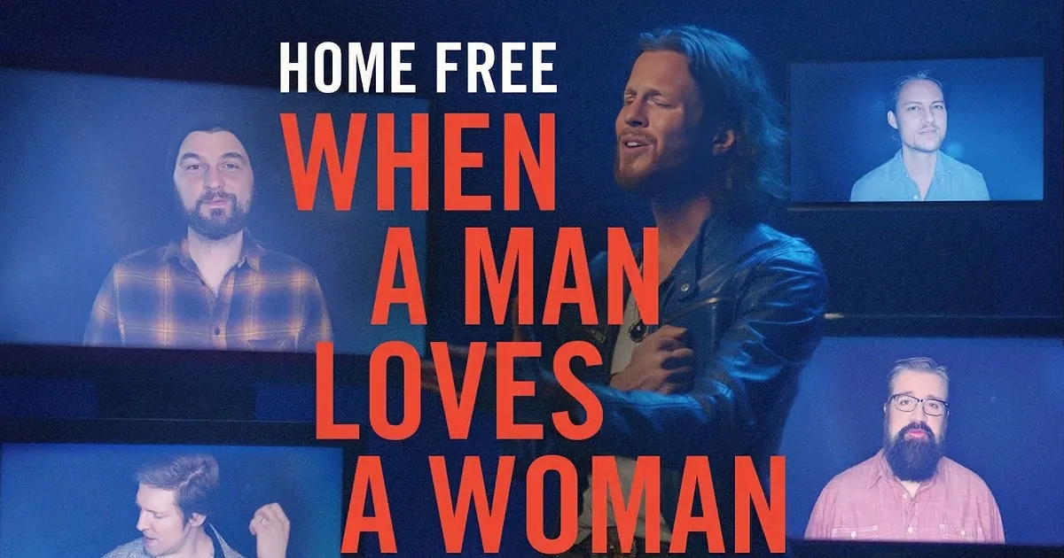 A Choir of Men Sings 'When a Man Loves a Woman'