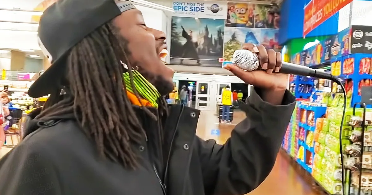 Walmart Shoppers Stop to Listen to the Best Cover of ''Unchained Melody''
