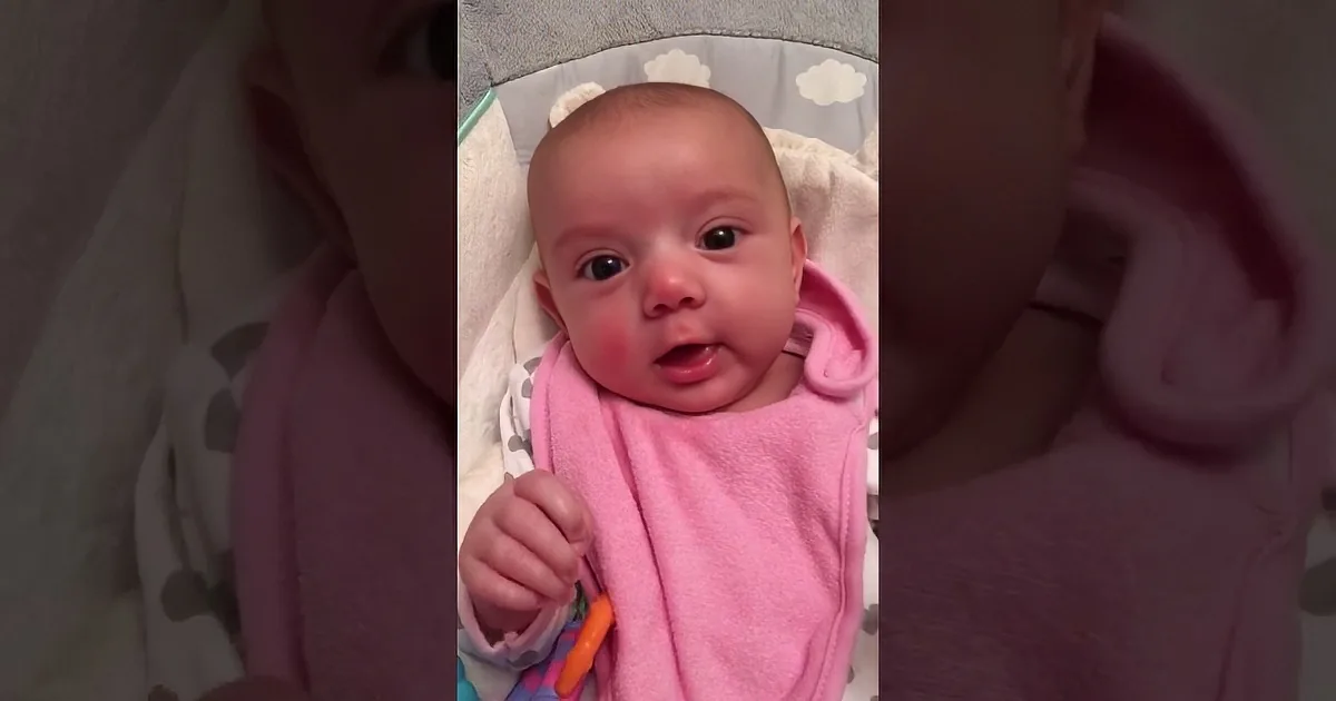 What Did She Say?! 8-Week-Old''s First Words Have People Debating Globally
