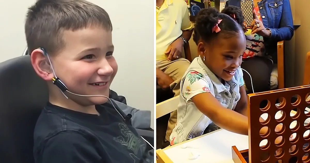 Deaf Kids Receive Cochlear Implants That Help Them Hear Their Families for the First Time