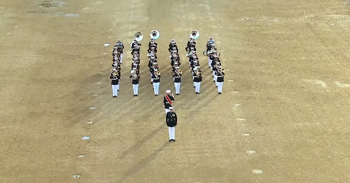 2nd Marine Division Band Gives Flawless Performance of 'The Marines Hymn'