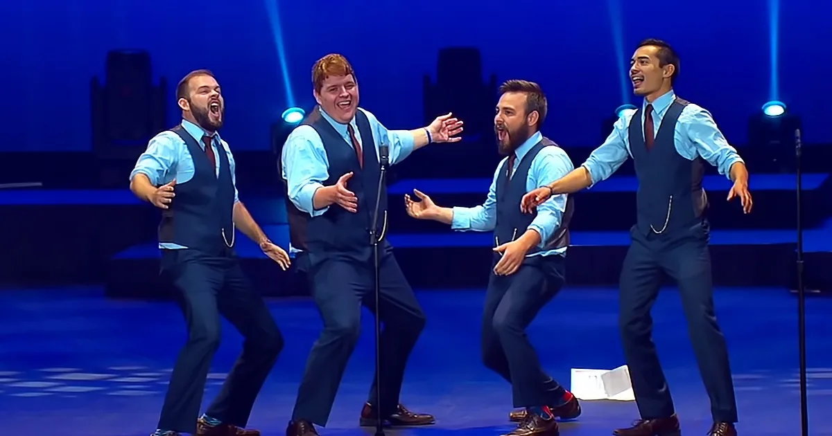 Comedic Barbershop Quartet Sings ''Supercalifragilisticexpialidocious'' in Hilarious and Unique Rendition