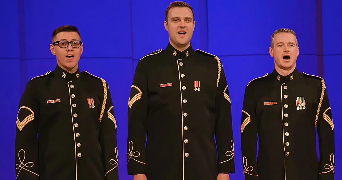 The U.S. Army Chorus Performs 'Not While I'm Around'