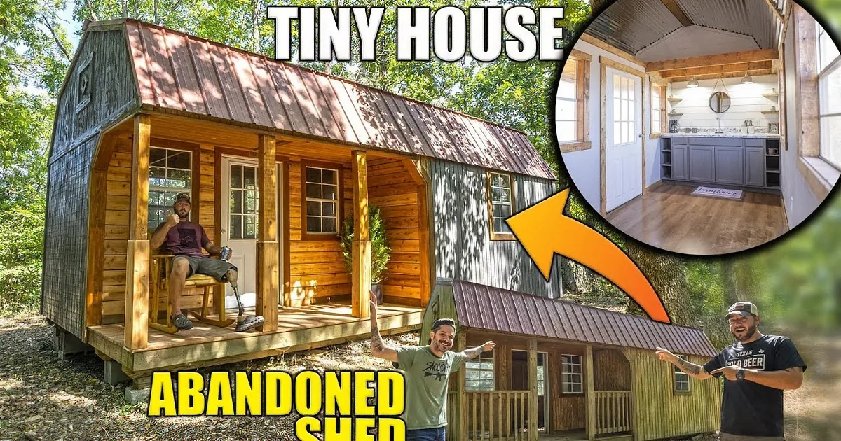 Home Depot Shed Converted Into a Comfy off-the-Grid Tiny Home