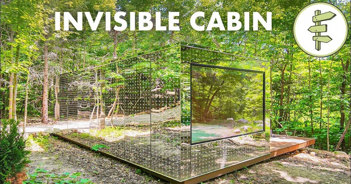 Mirror Tiny House Cabin Is Hidden in Plain Sight