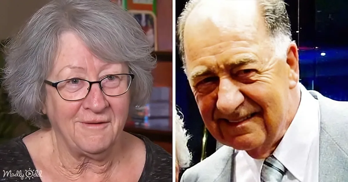 Two individuals, one with gray hair and glasses, and the other with white hair, both appearing older.