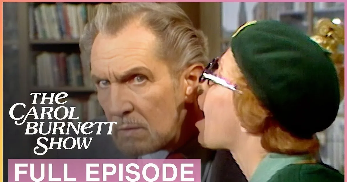 Joan Rivers and Vincent Price Crack up the Carol Burnett Show