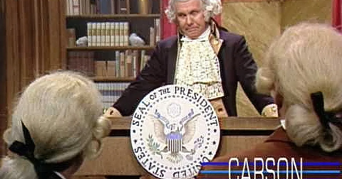 George Washington's First Press Conference (Johnny Carson Is Gold!)