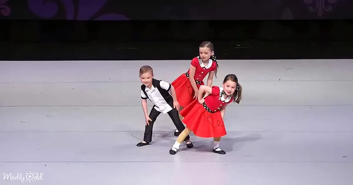 Three adorable dancers