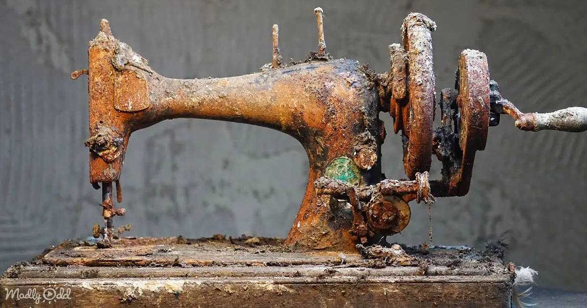 Historic 1894 Singer Sewing MacHine Brought Back to Life in Stunning Transformation