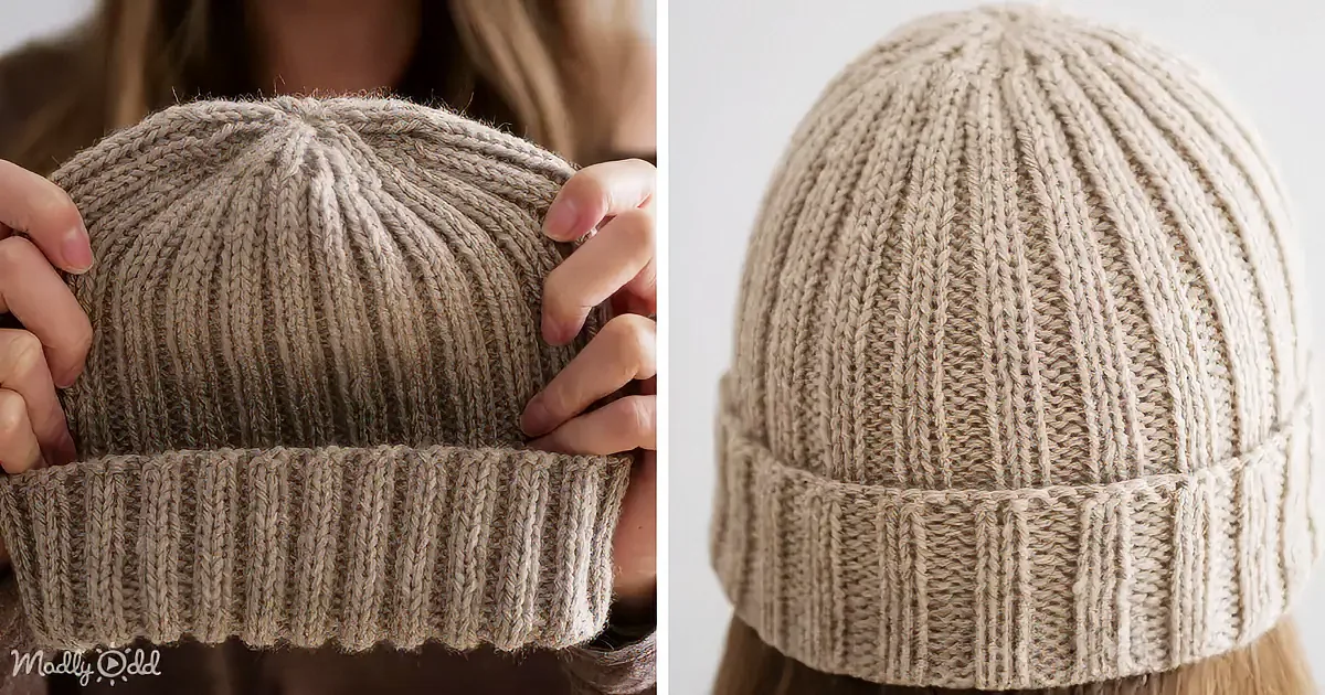 Learn to Knit Cute Beanies and More With This Simple Rib Stitch Starter Tutorial